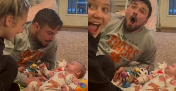 Bebê fala ‘eu te amo’ pela primeira vez aos 2 meses e viraliza na internet; veja vídeo